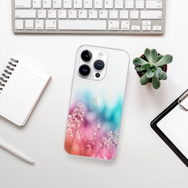 Kryt na mobil iSaprio Rainbow Grass pre iPhone 15 Pro ...