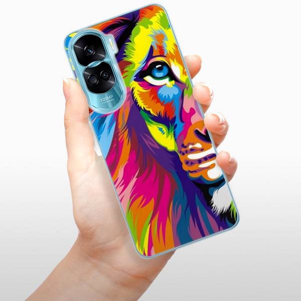 Kryt na mobil iSaprio Rainbow Lion pre Honor 90 Lite 5G ...