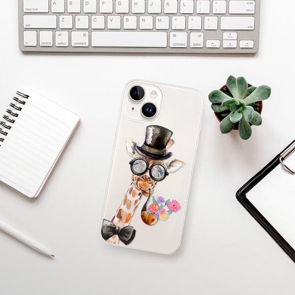 Kryt na mobil iSaprio Sir Giraffe pro iPhone 15 Plus ...