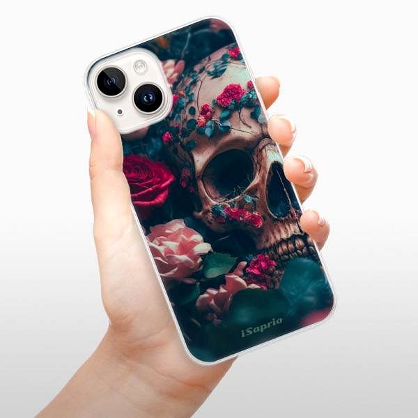 Kryt na mobil iSaprio Skull in Roses pre iPhone 15 ...
