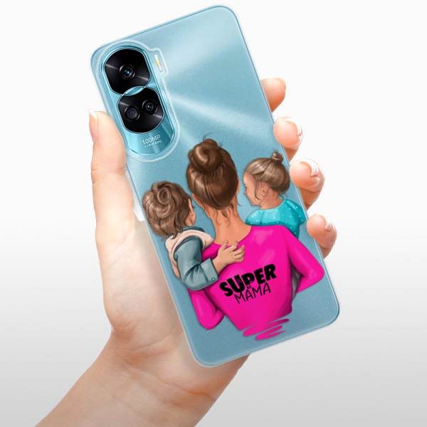 Kryt na mobil iSaprio Super Mama Boy and Girl pre Honor 90 Lite 5G ...