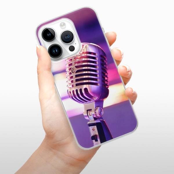 Kryt na mobil iSaprio Vintage Microphone pre iPhone 15 Pro ...