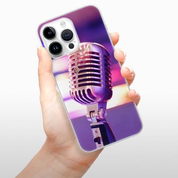 Kryt na mobil iSaprio Vintage Microphone pre iPhone 15 Pro Max ...