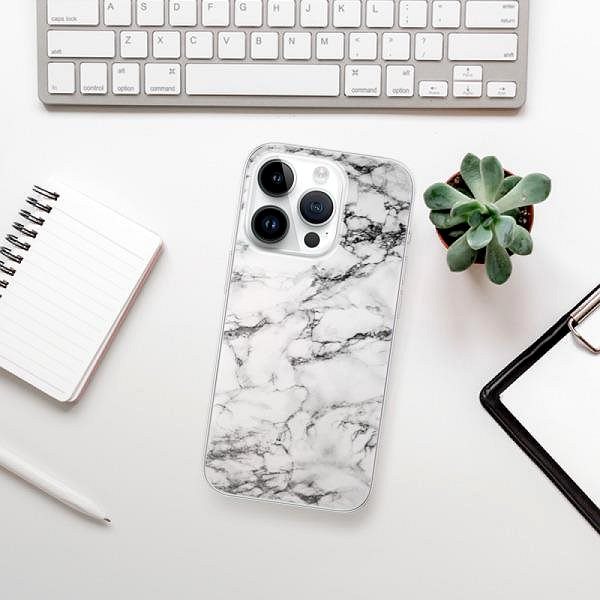 Kryt na mobil iSaprio White Marble 01 pre iPhone 15 Pro ...