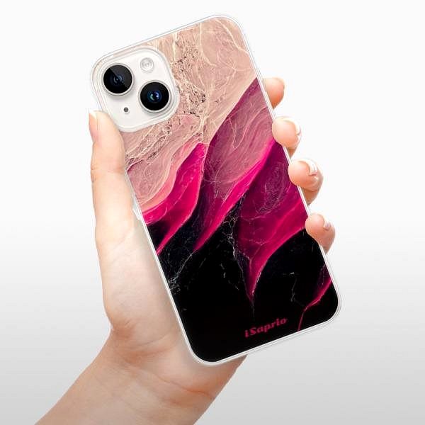 Kryt na mobil iSaprio Black and Pink pre iPhone 15 Plus ...