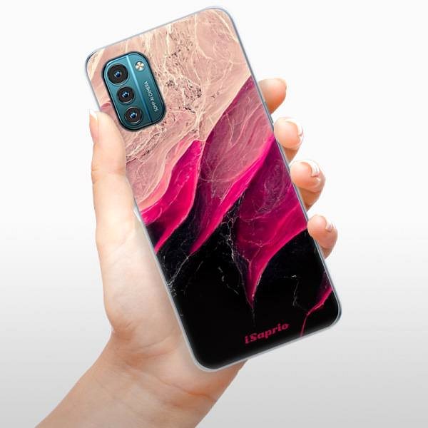 Kryt na mobil iSaprio Black and Pink pre Nokia G11/G21 ...
