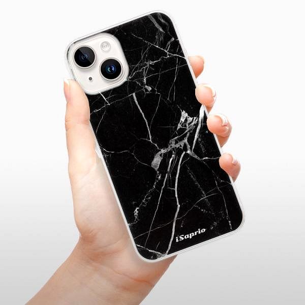 Kryt na mobil iSaprio Black Marble 18 pre iPhone 15 Plus ...