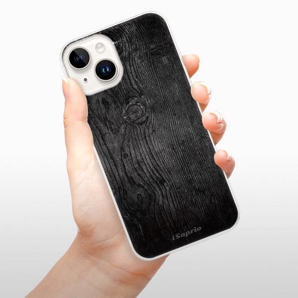 Kryt na mobil iSaprio Black Wood 13 pre iPhone 15 ...