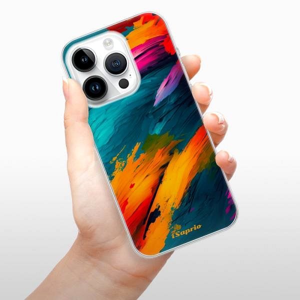 Kryt na mobil iSaprio Blue Paint pre iPhone 15 Pro ...