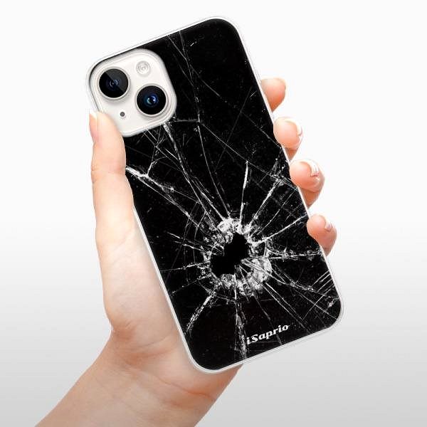 Kryt na mobil iSaprio Broken Glass 10 pre iPhone 15 ...