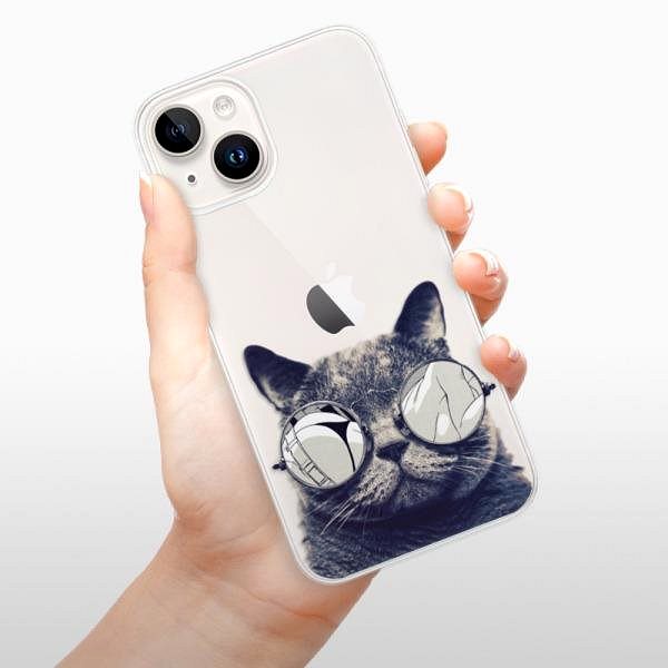 Kryt na mobil iSaprio Crazy Cat 01 pre iPhone 15 ...