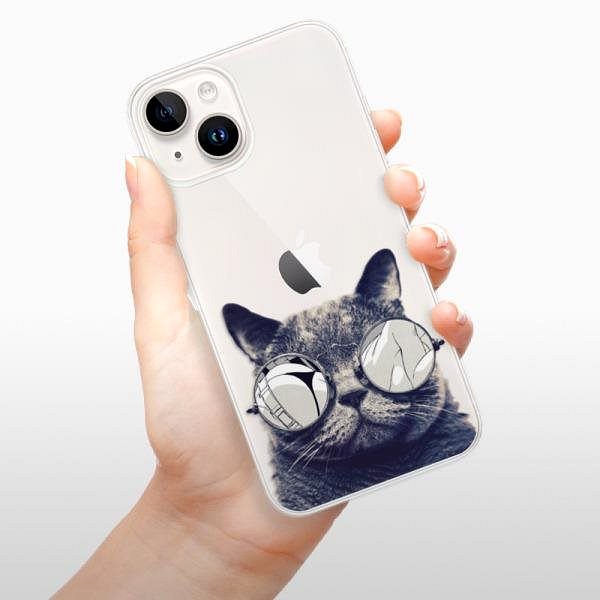 Kryt na mobil iSaprio Crazy Cat 01 pre iPhone 15 Plus ...