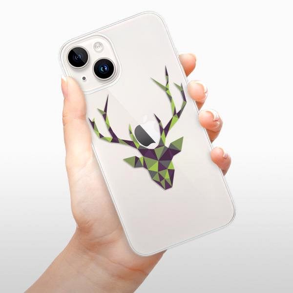 Kryt na mobil iSaprio Deer Green pre iPhone 15 ...