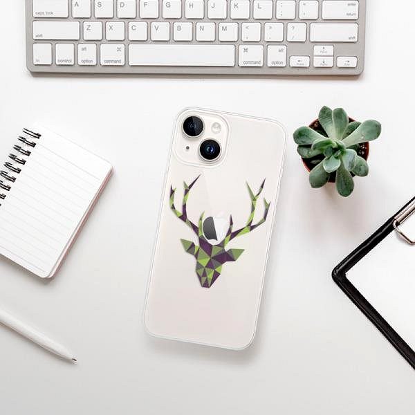 Kryt na mobil iSaprio Deer Green pre iPhone 15 ...