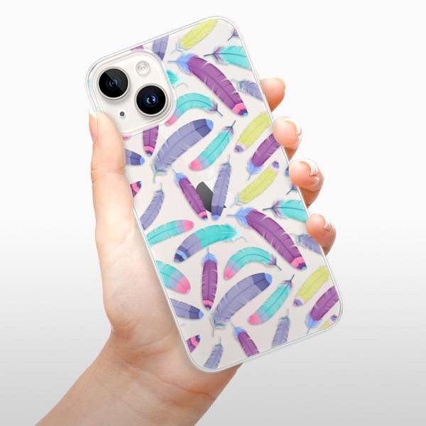 Kryt na mobil iSaprio Feather Pattern 01 pre iPhone 15 ...