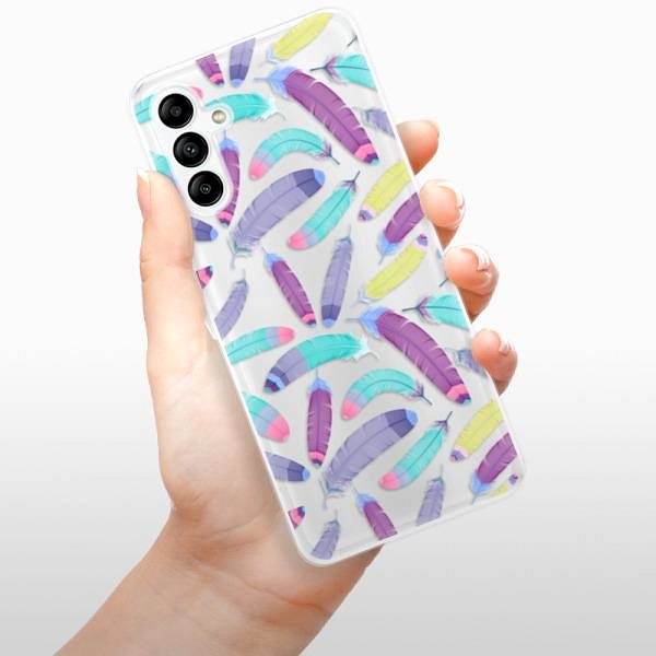 Kryt na mobil iSaprio Feather Pattern 01 pre Samsung Galaxy A04s ...