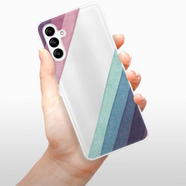 Kryt na mobil iSaprio Glitter Stripes 01 pre Samsung Galaxy A04s ...