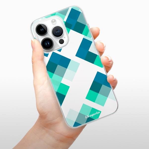 Kryt na mobil iSaprio Abstract Squares 11 pre iPhone 15 Pro ...