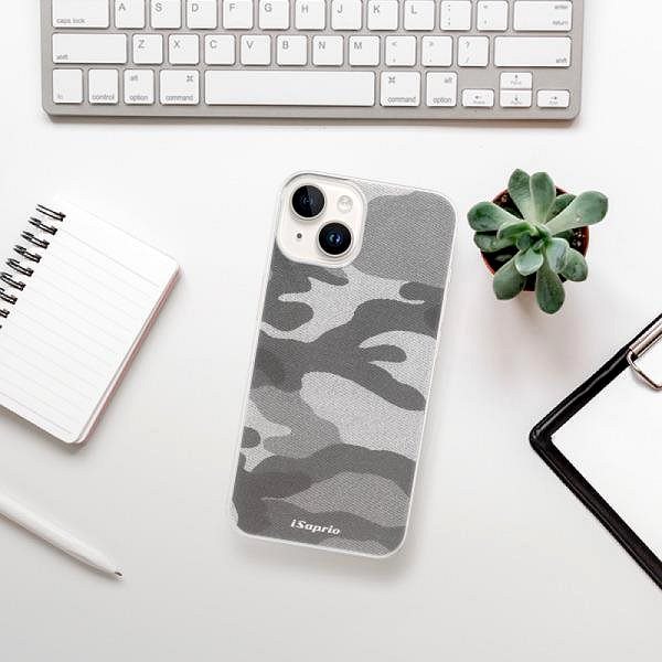 Kryt na mobil iSaprio Gray Camuflage 02 pre iPhone 15 ...