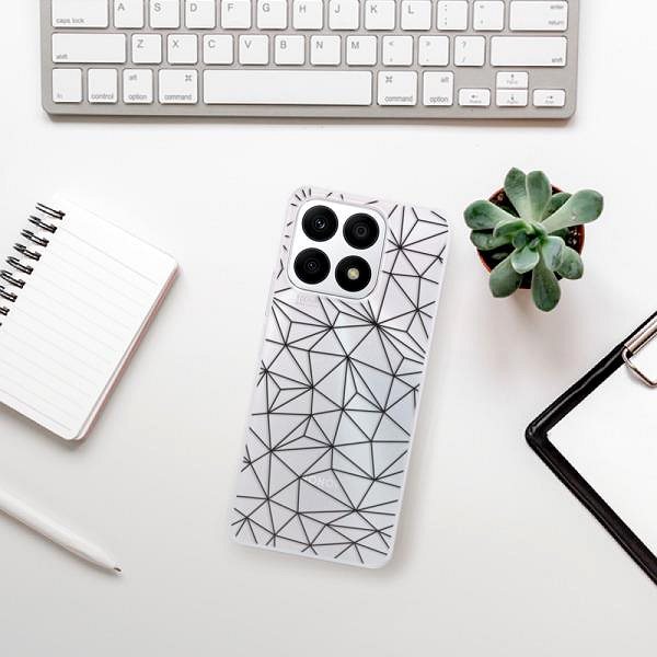 Kryt na mobil iSaprio Abstract Triangles 03 black pre Honor X8a ...