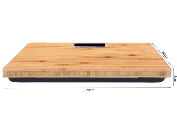Bathroom Scale ISO 15995 Bamboo digital ...