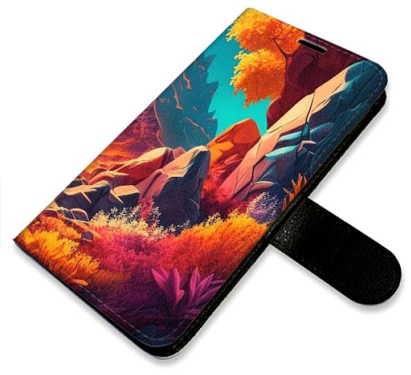 Kryt na mobil iSaprio flip puzdro Colorful Mountains pre Xiaomi Redmi Note 12 Pro+ 5G ...