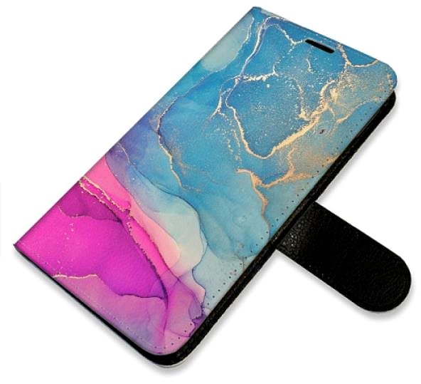 Kryt na mobil iSaprio flip puzdro Colour Marble 02 pre Samsung Galaxy A14/A14 5G ...
