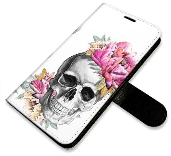 Kryt na mobil iSaprio flip puzdro Crazy Skull pre iPhone 15 Pro ...