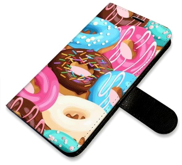 Kryt na mobil iSaprio flip puzdro Donuts Pattern 02 pre iPhone 15 Pro ...