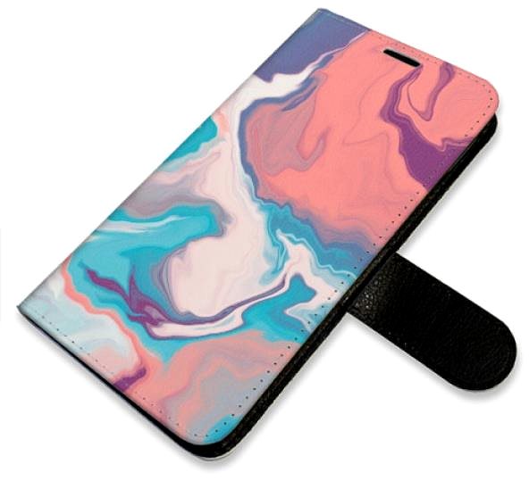 Kryt na mobil iSaprio flip puzdro Abstract Paint 06 na Xiaomi Redmi Note 10 Pro ...