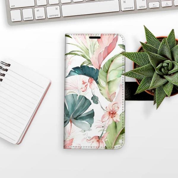 Kryt na mobil iSaprio flip puzdro Flower Pattern 07 pre Xiaomi Redmi Note 10 Pro ...