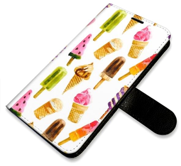 Kryt na mobil iSaprio flip puzdro Ice Cream Pattern pre Samsung Galaxy A14/A14 5G ...