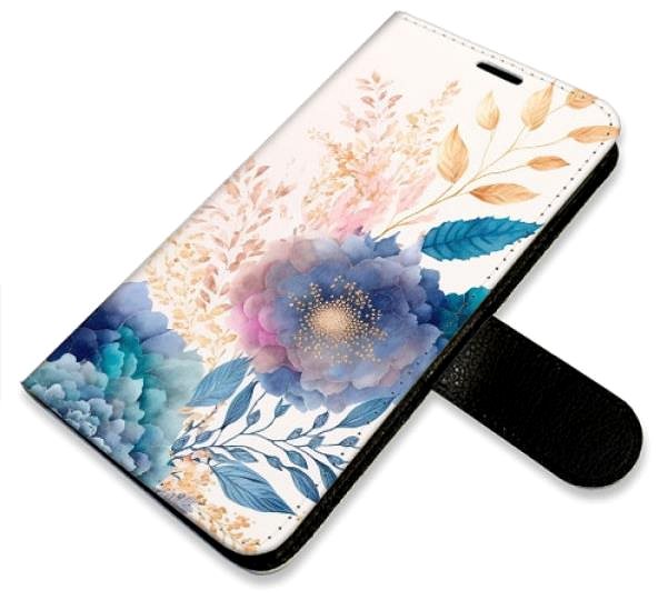Kryt na mobil iSaprio flip puzdro Ornamental Flowers 03 na Samsung Galaxy A04s ...