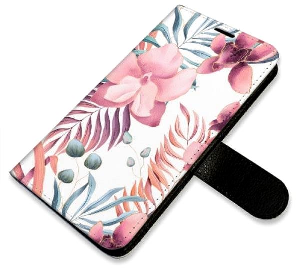 Kryt na mobil iSaprio flip pouzdro Pink Flowers 02 pro iPhone 15 Pro ...