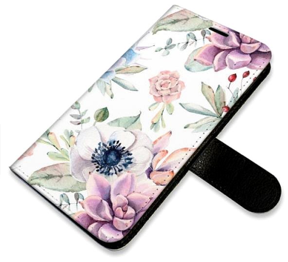 Kryt na mobil iSaprio flip puzdro Succulents Pattern pre Xiaomi Redmi Note 12S ...
