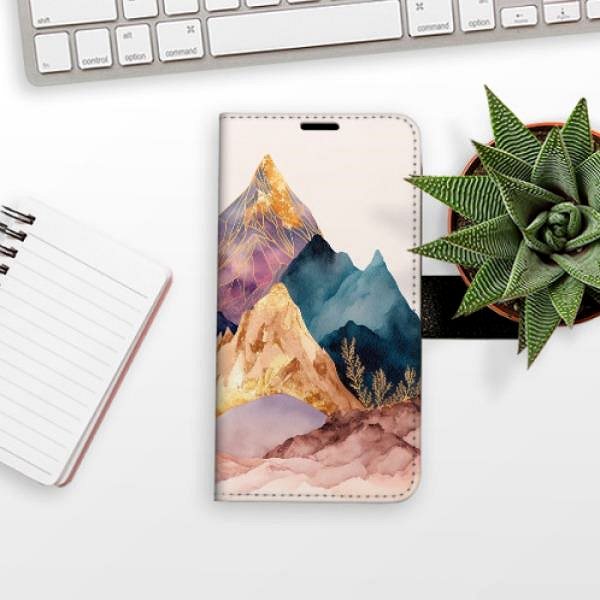 Kryt na mobil iSaprio flip puzdro Beautiful Mountains na Xiaomi Redmi Note 12 Pro+ 5G ...