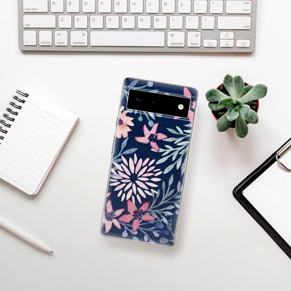 Kryt na mobil iSaprio Leaves on Blue na Google Pixel 6 5G ...
