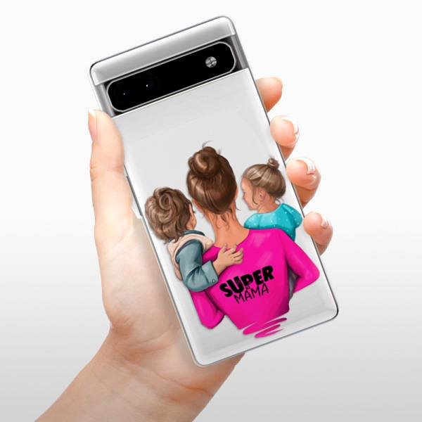 Kryt na mobil iSaprio Super Mama Boy and Girl pre Google Pixel 6a 5G ...