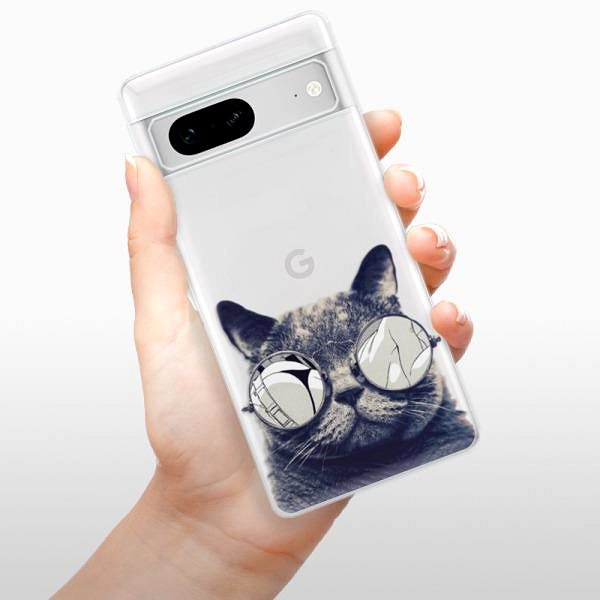 Kryt na mobil iSaprio Crazy Cat 01 na Google Pixel 7 5G ...