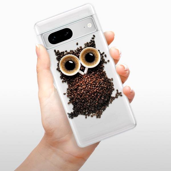 Kryt na mobil iSaprio Owl And Coffee na Google Pixel 7 5G ...