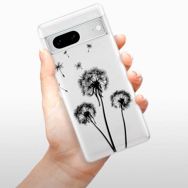 Kryt na mobil iSaprio Three Dandelions black pre Google Pixel 7 5G ...
