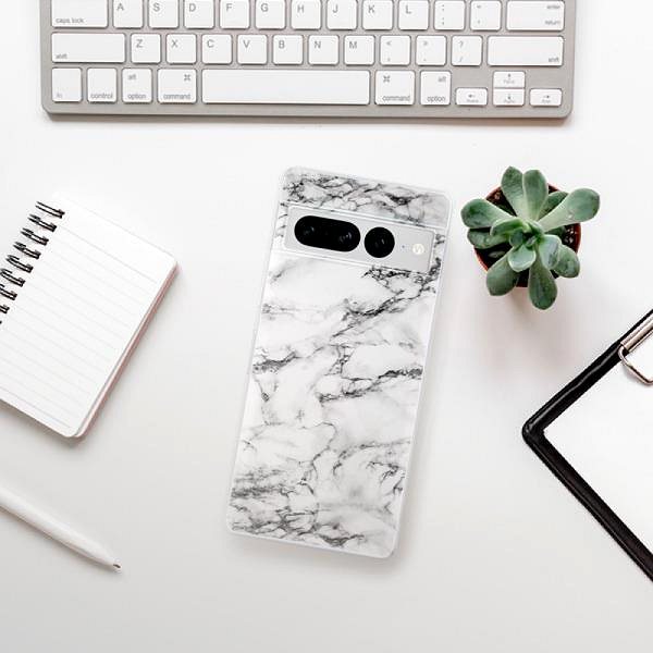 Kryt na mobil iSaprio White Marble 01 pre Google Pixel 7 Pro 5G ...