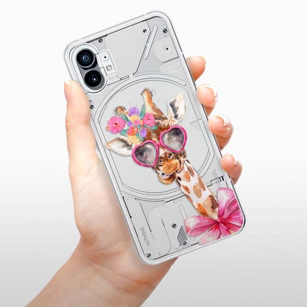 Kryt na mobil iSaprio Lady Giraffe pre Nothing Phone 1 ...