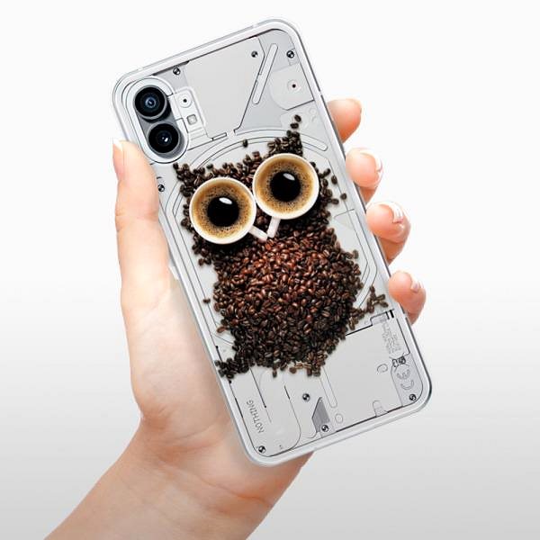Kryt na mobil iSaprio Owl And Coffee na Nothing Phone 1 ...