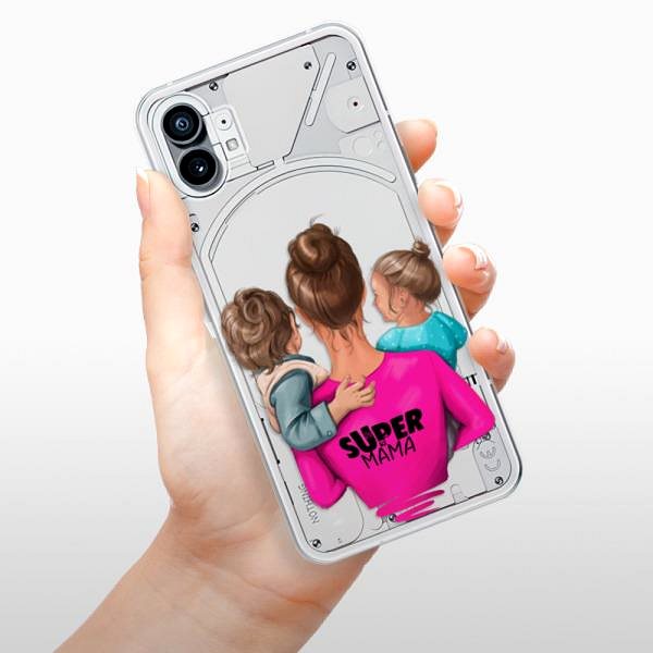 Kryt na mobil iSaprio Super Mama pro Boy and Girl na Nothing Phone 1 ...
