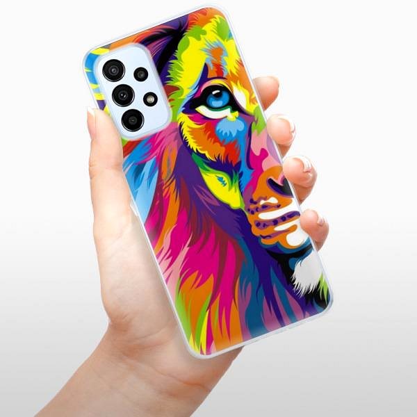 Kryt na mobil iSaprio Rainbow Lion na Samsung Galaxy A23/A23 5G ...