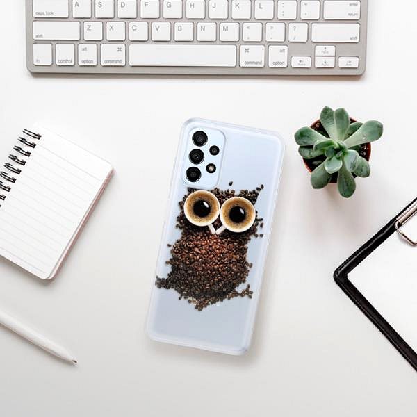 Kryt na mobil iSaprio Owl And Coffee na Samsung Galaxy A23/A23 5G ...