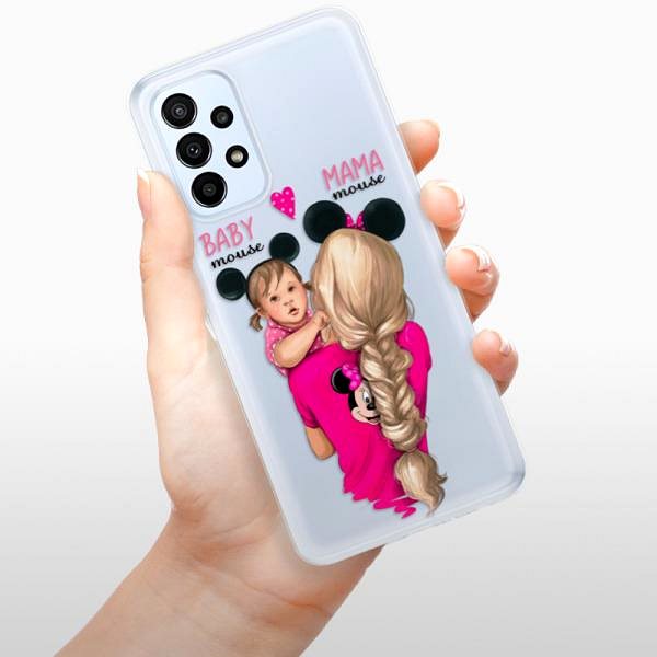 Kryt na mobil iSaprio Mama Mouse Blond and Girl pre Samsung Galaxy A23/A23 5G ...