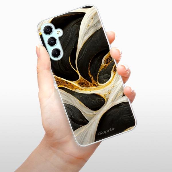 Kryt na mobil iSaprio Black and Gold pre Samsung Galaxy A34 5G ...