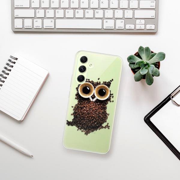 Kryt na mobil iSaprio Owl And Coffee pre Samsung Galaxy A54 5G ...